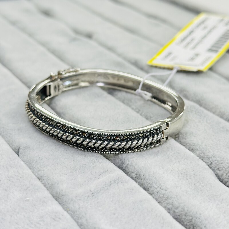 Sterling Silver & Marcasite Bracelet