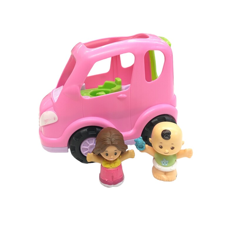 Mom & Baby Pink Van