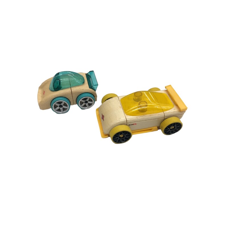 Yellow & Aqua Cars