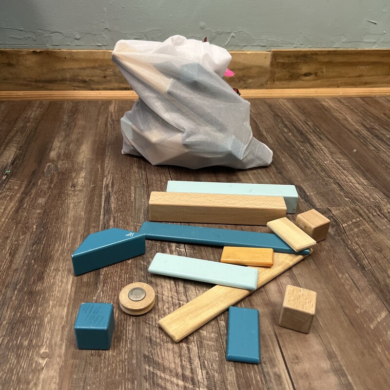 Tegu Magnetic Wood Blocks, Multi, Size: Toy/Game