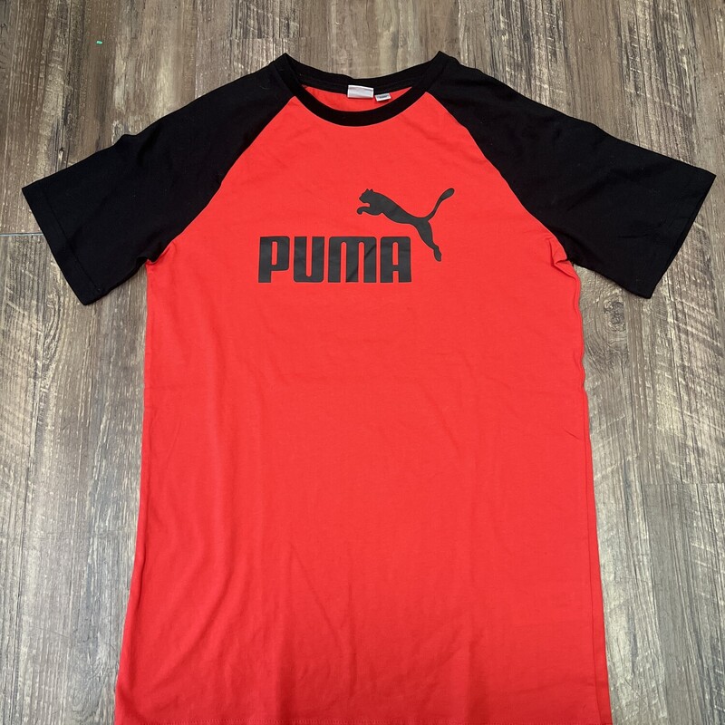 Puma Logo Tee 18/20, Red, Size: Youth XXL