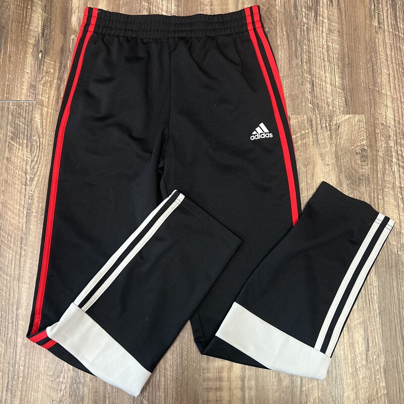 Adidas Red Stripe Track 1, Black/Re, Size: Youth XL