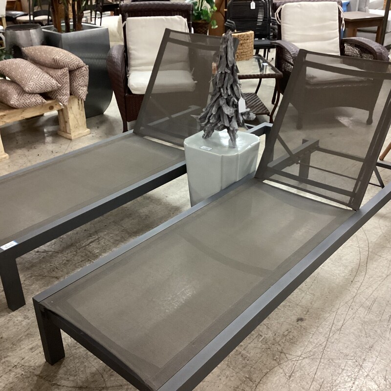 S/2 Patio Loungers