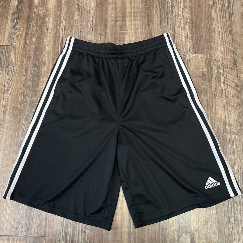 Adidas Gym Short (18/20), Black, Size: Youth XXL