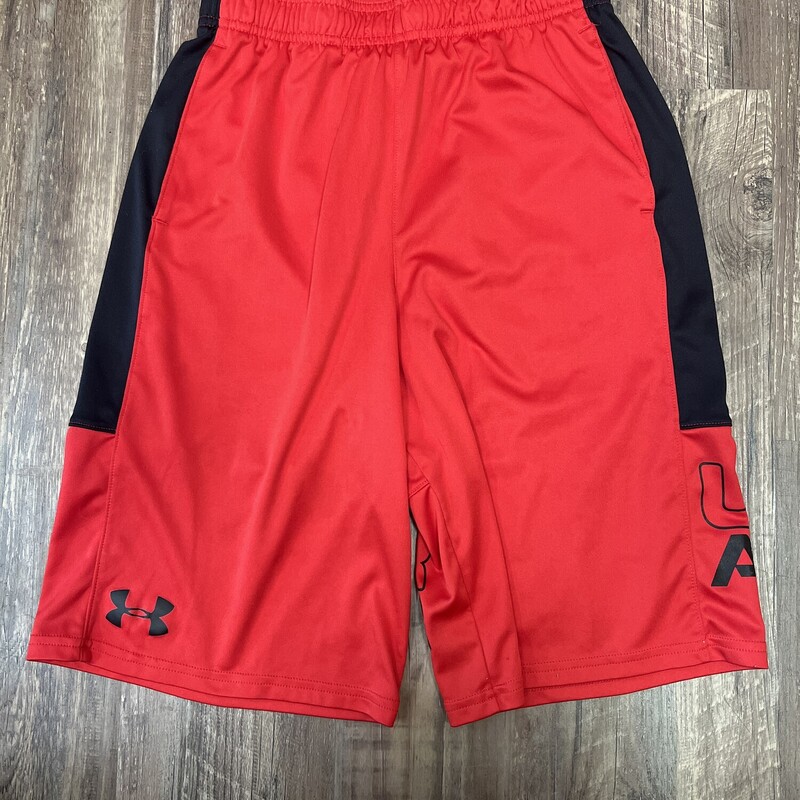 Under Armour Gym Short, Red, Size: Youth L