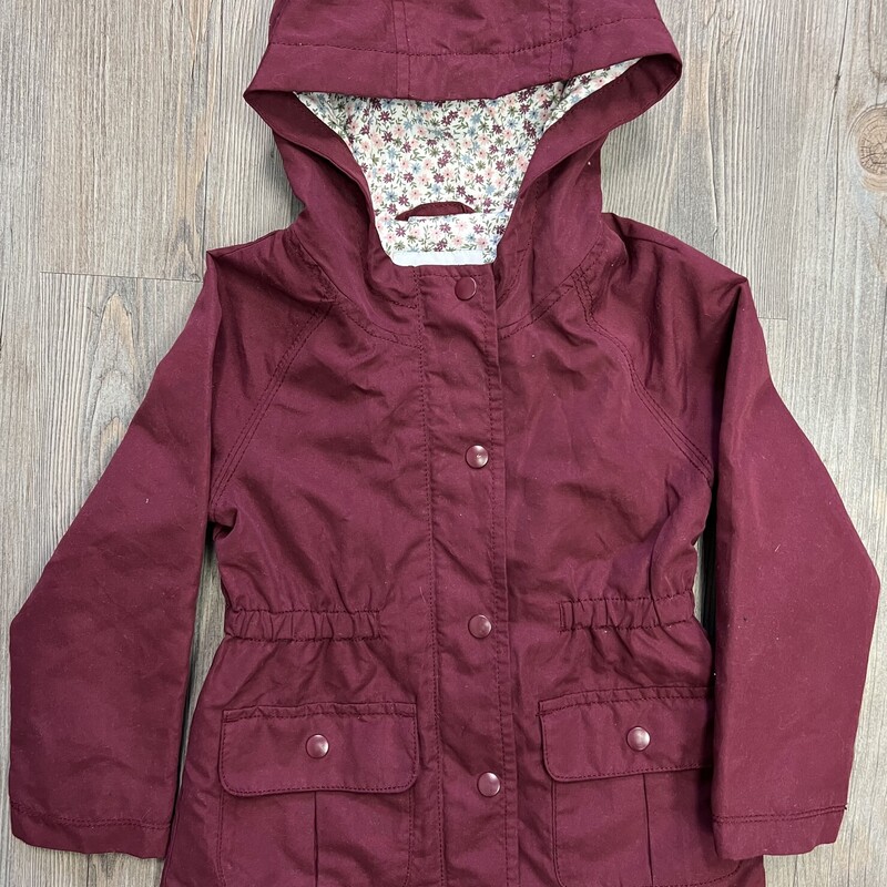 Old Navy Lined Jacket, Maroon, Size: 4Y