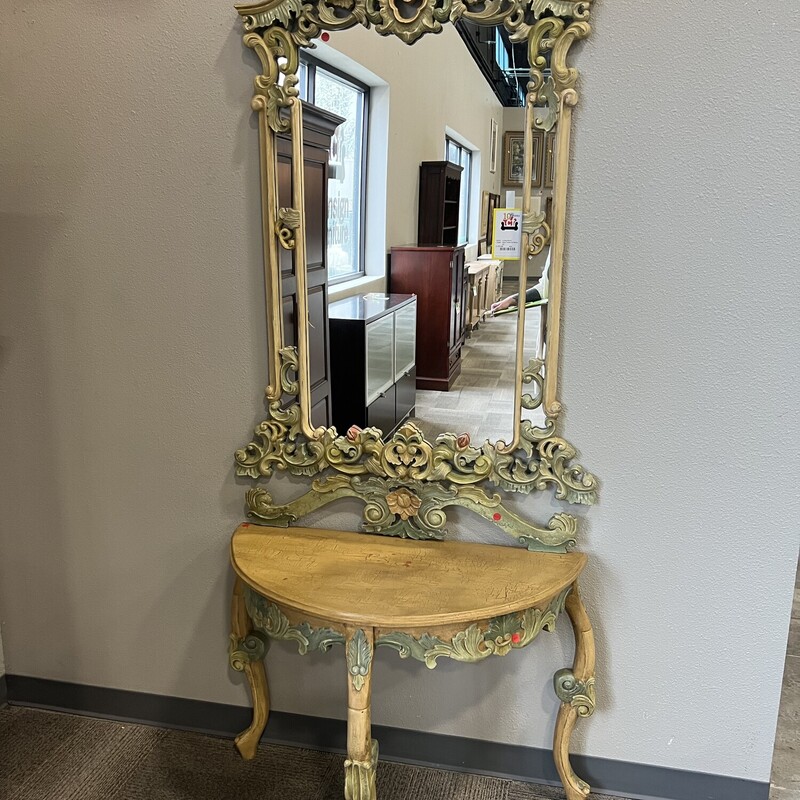Entry Table W/ Mirror