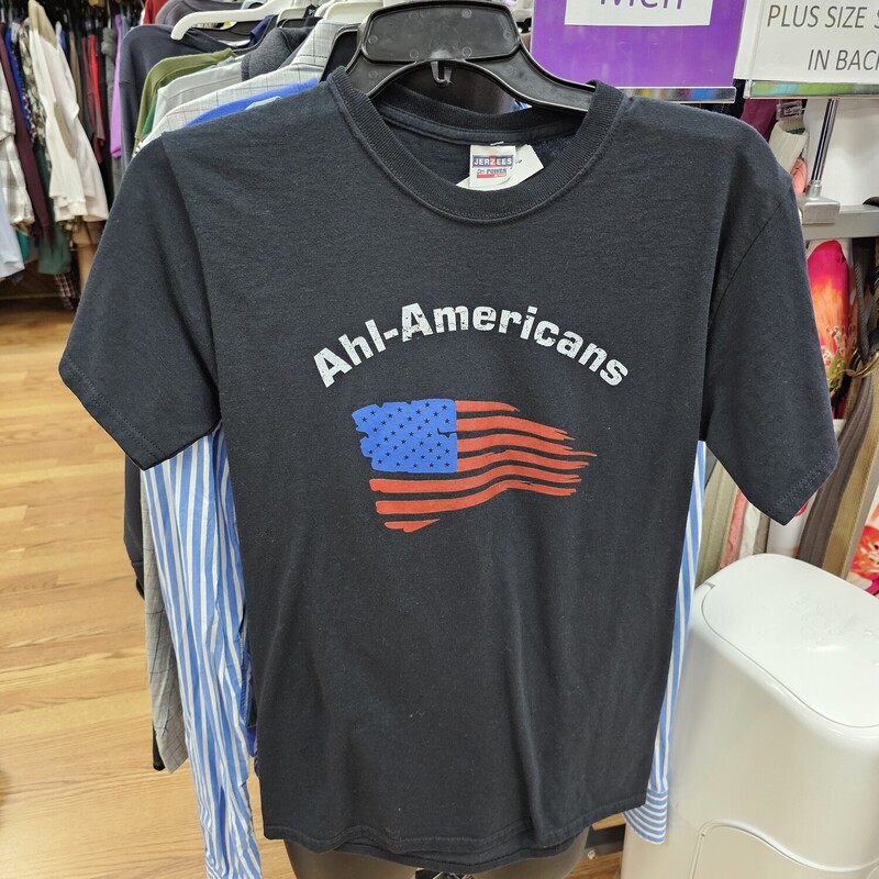 AHL AMERICANS SHIRT, BLACK, Size: XS
