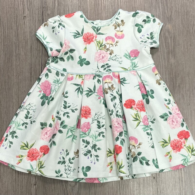 Little Me Dress, Floral, Size: 18M