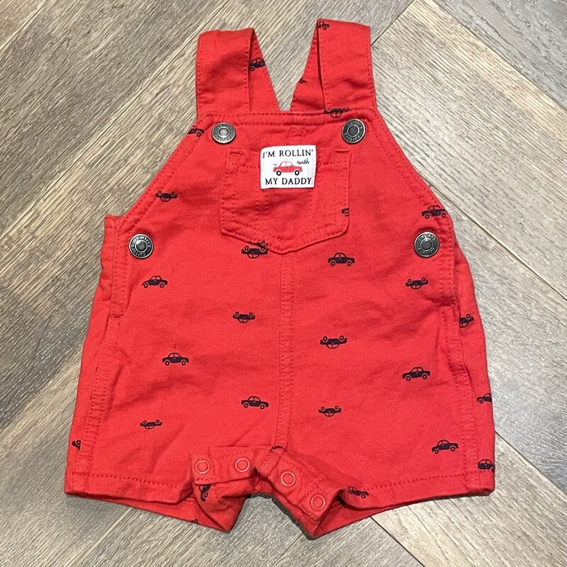 Carters Romper, Red, Size: 3M