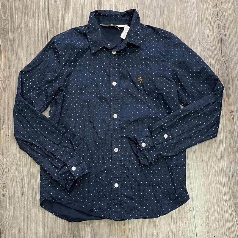 H&M Shirt, Navy, Size: 8-9Y