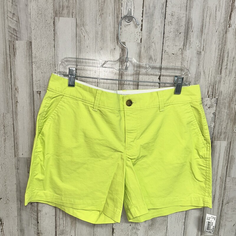 Sz10 Lime Green Shorts, Green, Size: Ladies L