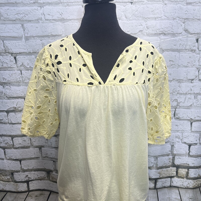 Ann Taylor, Yellow, Size: Small