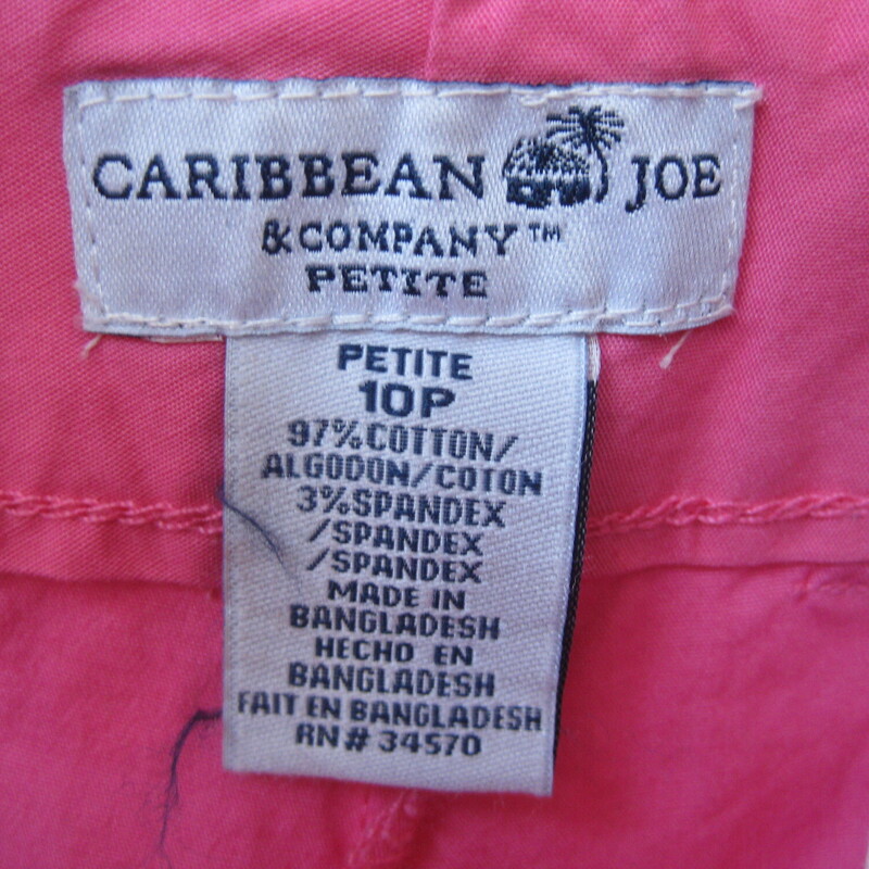 NWT Carribean Joe, Pink, Size: 10 P
Nice shorts, great for hot weather because the fabric is so lightweight.
Hot pink
Brand new with tags.
Carribean Joe & Co brand
Size 10P
3% Spandex
flat measurements:
waist: 17.5
hip: 22
rise: 9.5
inseam: 10
side seam: 19.75

Thanks for looking!
#70243