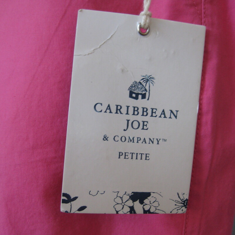 NWT Carribean Joe, Pink, Size: 10 P<br />
Nice shorts, great for hot weather because the fabric is so lightweight.<br />
Hot pink<br />
Brand new with tags.<br />
Carribean Joe & Co brand<br />
Size 10P<br />
3% Spandex<br />
flat measurements:<br />
waist: 17.5<br />
hip: 22<br />
rise: 9.5<br />
inseam: 10<br />
side seam: 19.75<br />
<br />
Thanks for looking!<br />
#70243