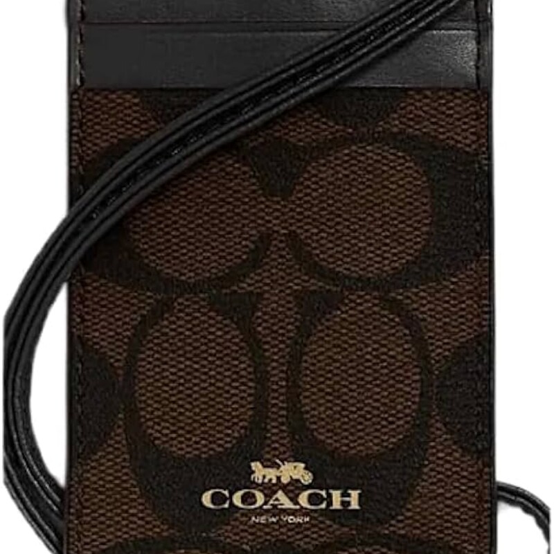 Coach ID Lanyard
Brown Black Gold Size: 2.5 x 4H
