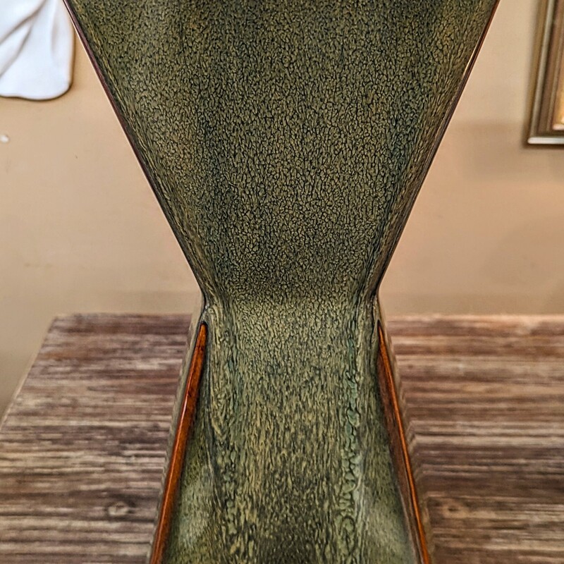 Pier 1 Ceramic Geometric Tall Vase
Green Brown Size: 7 x 7 x 14H