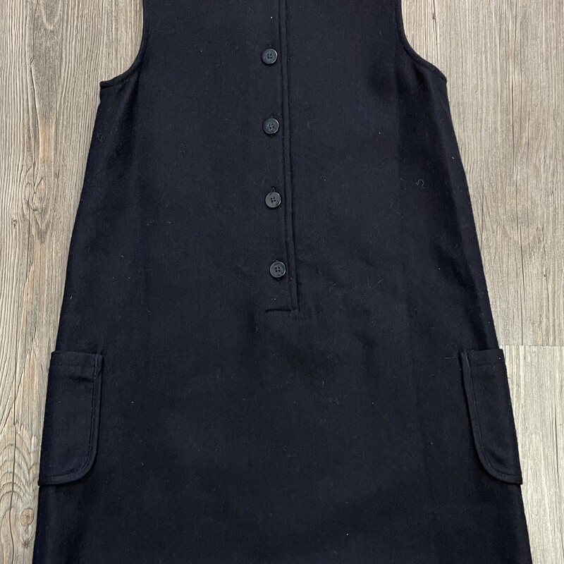 Brooks Brothers Dress, Navy, Size: 8Y<br />
55%Wool<br />
45% Nylon