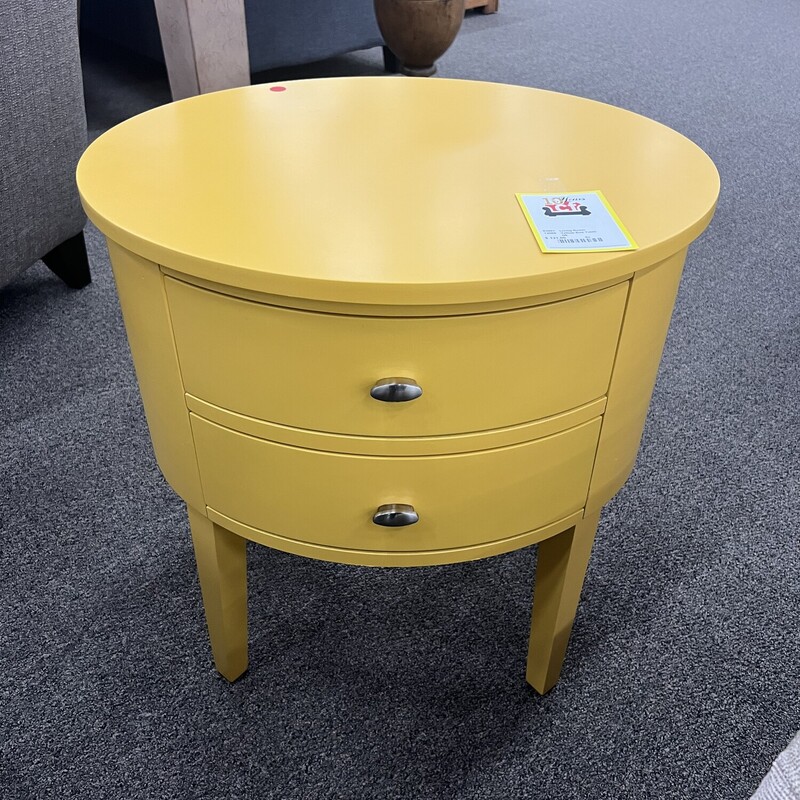 Yellow End Table