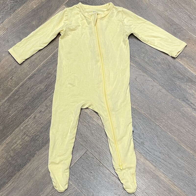 Kyte Baby Zip Onesie, Yellow, Size: 3-6M