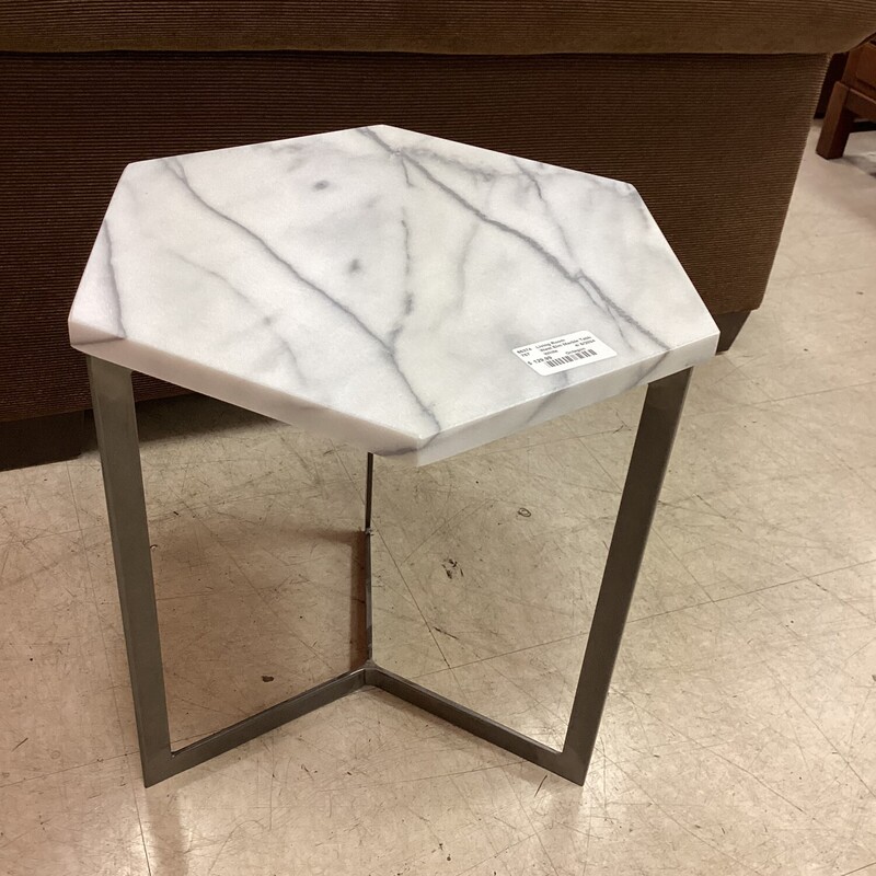 West Elm Marble Table, White, Octagon
16 in x 16 in x 18 in t