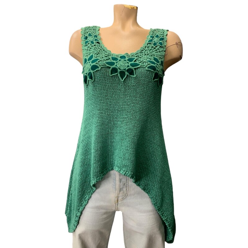 Elloquent Top, Green, Size: S