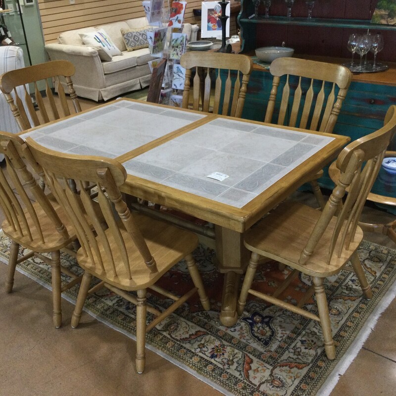 Dining Table W 6 Chairs