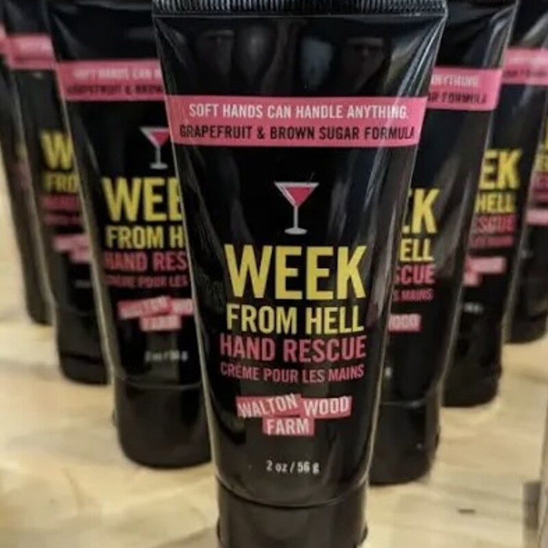 BEST Smelling Lotion in THE WHOLE WORLD!! According to Kimberly!  This Week From Hell Hand Rescue. Grapefruit & Brown Sugar Formula Smells like Heaven in a bottle!! Size: 2 Oz