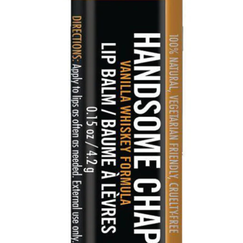 Oh Your Guy Needs This!! Whiskey & Vanilla Handsome Chap Stick, Size: 4.2g