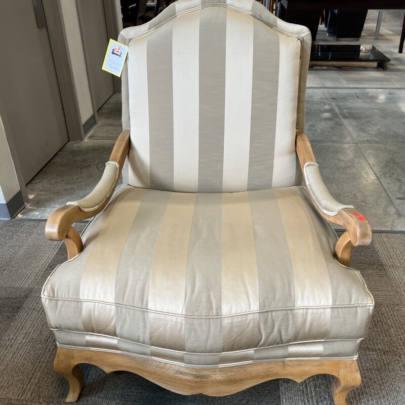 Stripped Accent Chair