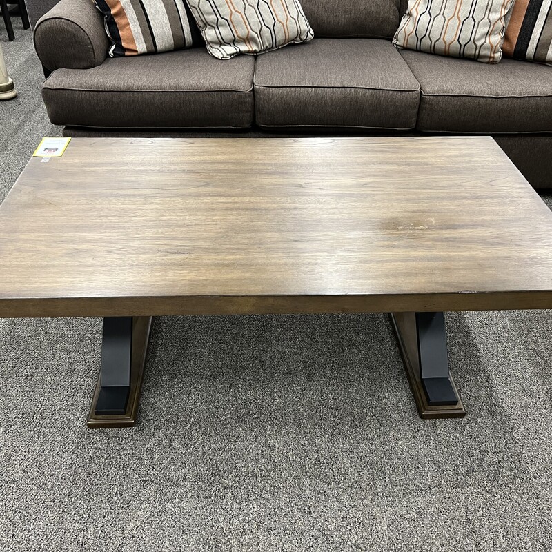 Wood/ Metal Coffee Table