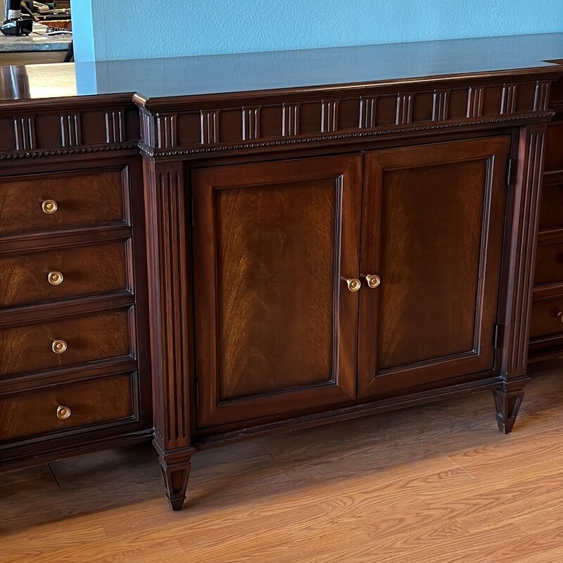 Hickory Chair Sideboard, Hidden, Drawers
80in long x 24in deep x 40in tall