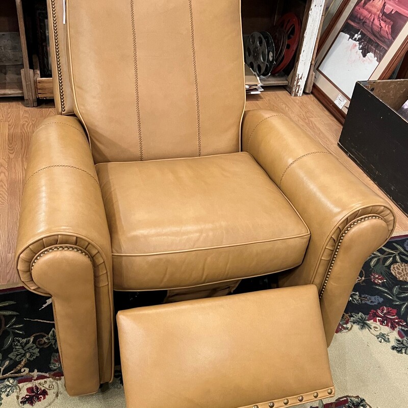 Hancock & Moore Stitched, Tan, Recliner
40in wide x 40in deep x 42in tall