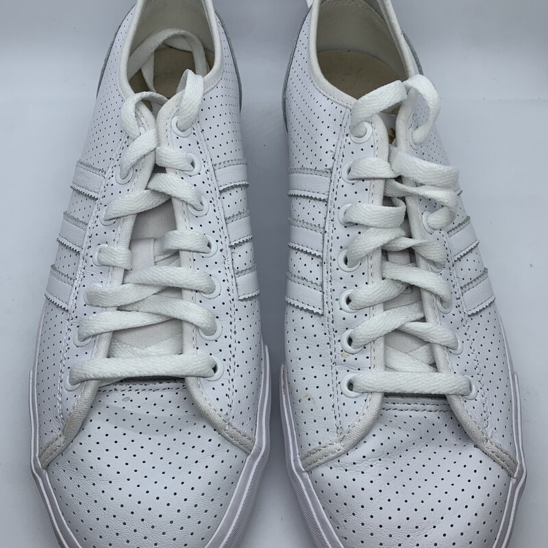 New Adidas White Sneaker, White, Size: 10.5mens<br />
All Sales Are Final<br />
No Returns<br />
Pick Up In Store Within 7 Days Of Purchase<br />
or<br />
Have It Shipped<br />
<br />
Thanks for Shopping With Us :-)