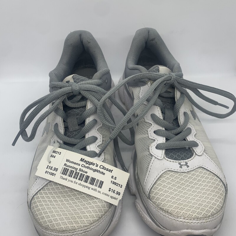 Running Shoe, White, Size: 6.5<br />
All Sales Are Final<br />
No Returns<br />
Pick Up In Store Within 7 Days Of Purchase<br />
or<br />
Have It Shipped<br />
<br />
Thanks for Shopping With Us :-)
