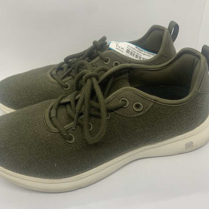 FLX Cloth Shoe, Green, Size: 8.5<br />
All Sales Are Final<br />
No Returns<br />
Pick Up In Store Within 7 Days Of Purchase<br />
or<br />
Have It Shipped<br />
<br />
Thanks for Shopping With Us :-)