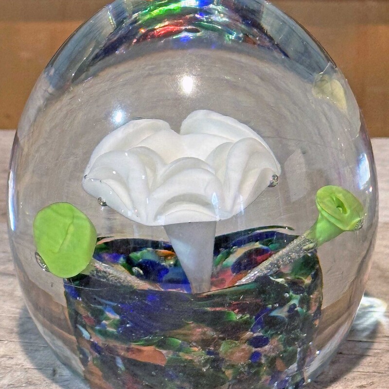 Colorful Flower Paperweight
