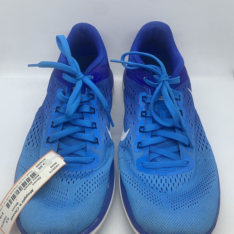 Nike Shoes, Blues, Size: 9.5
All Sales Are Final
No Returns
Pick Up In Store Within 7 Days Of Purchase
or
Have It Shipped

Thanks for Shopping With Us :-)