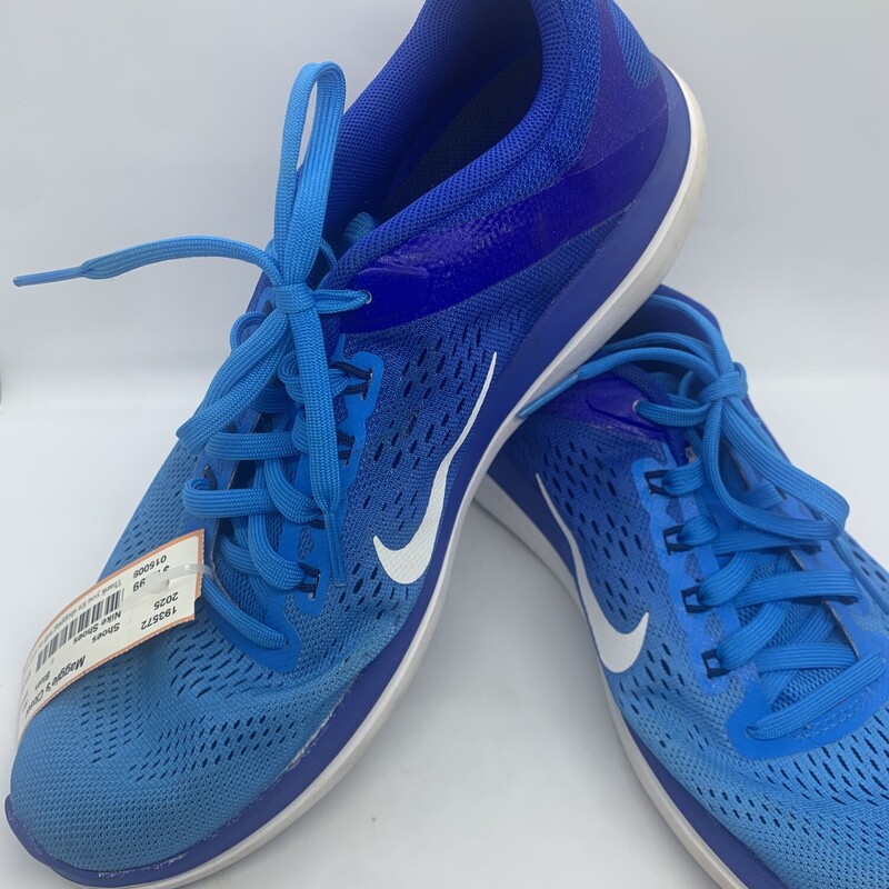 Nike Shoes, Blues, Size: 9.5<br />
All Sales Are Final<br />
No Returns<br />
Pick Up In Store Within 7 Days Of Purchase<br />
or<br />
Have It Shipped<br />
<br />
Thanks for Shopping With Us :-)