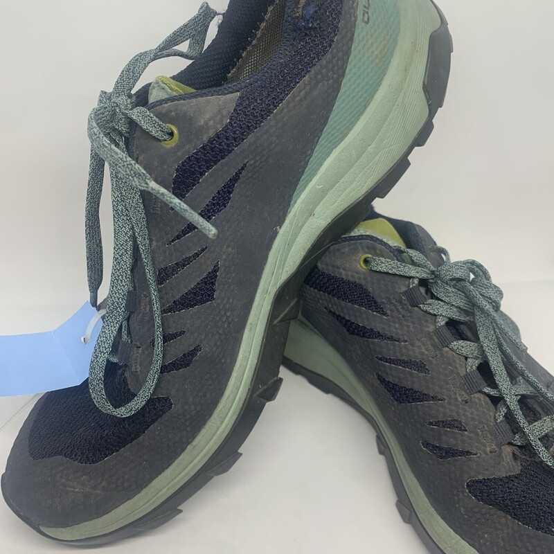 Salomon Trail Running Sho, Blue Gre, Size: 8.5All Sales Are Final<br />
No Returns<br />
Pick Up In Store Within 7 Days Of Purchase<br />
or<br />
Have It Shipped<br />
<br />
Thanks for Shopping With Us :-)