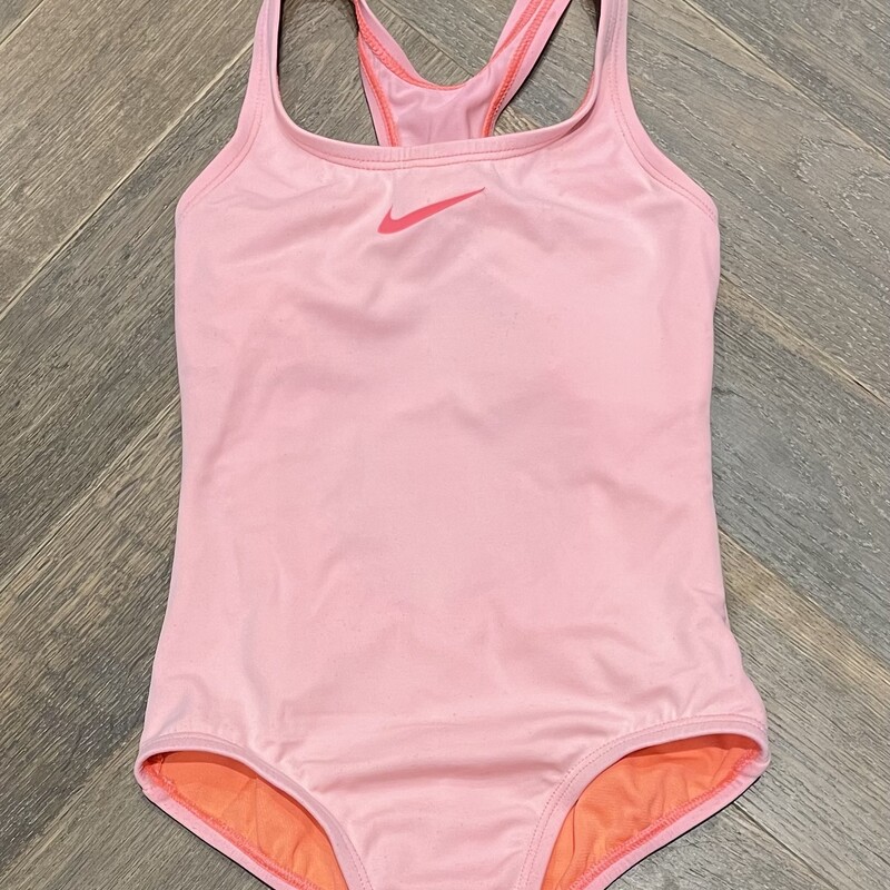 Nike Swimsuit, Neon, Size: 8Y