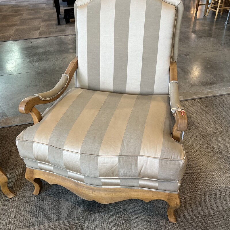 Stripped Accent Chair