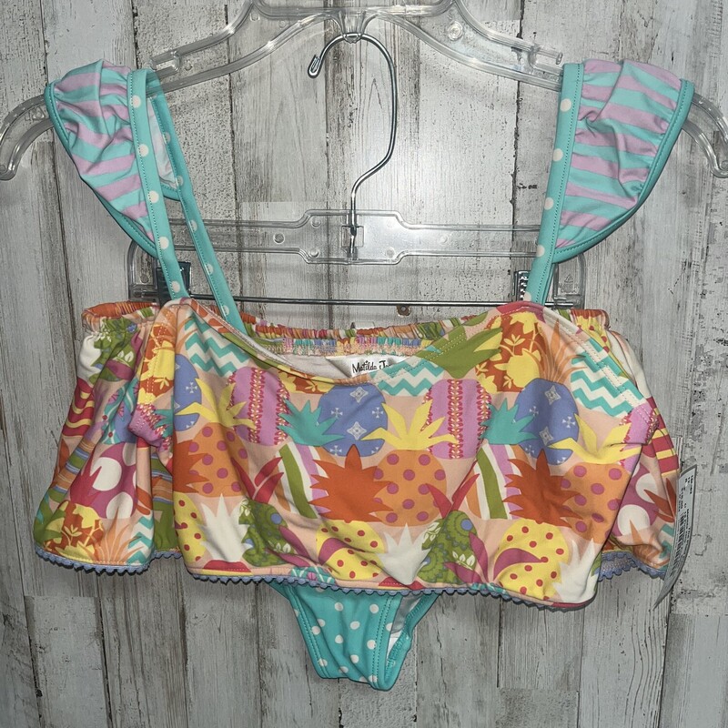 16 Pineapple Print 2pc Sw, Beige, Size: Girl 10 Up