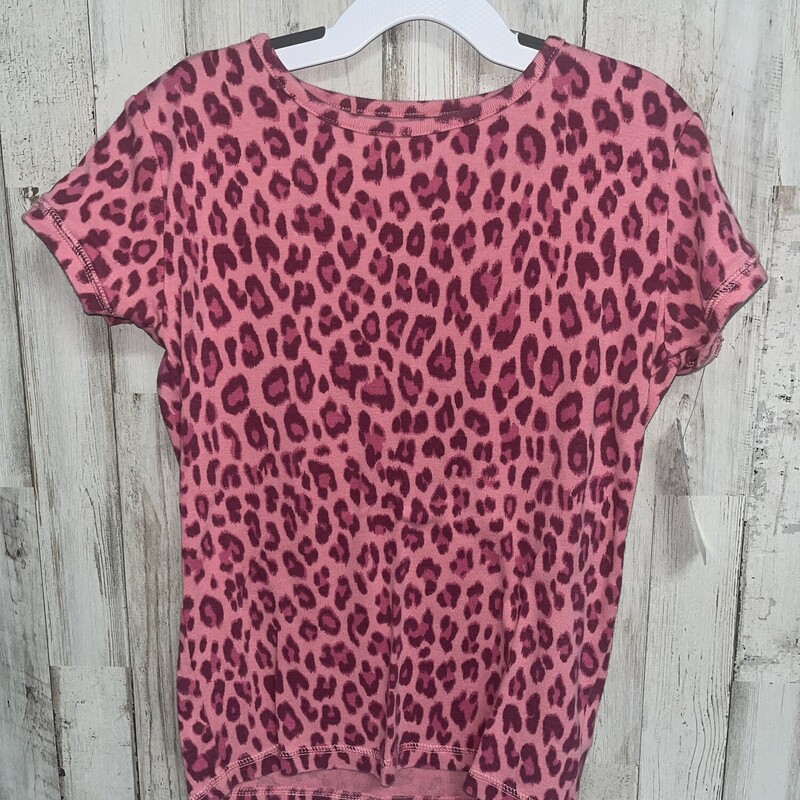 12 Pink Cheetah Top, Pink, Size: Girl 10 Up