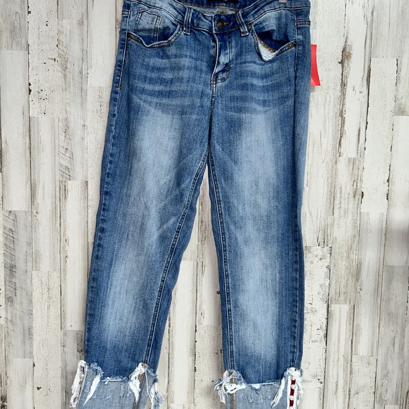 7 Denim Straight Jeans, Blue, Size: Ladies M