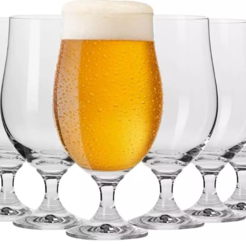 Set4 Krosno Beer Glasses