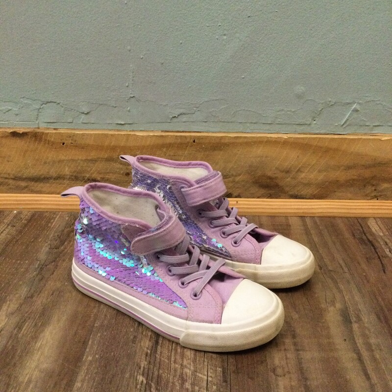 HiTop Sequence Sneaker, Lavender, Size: Shoes 1