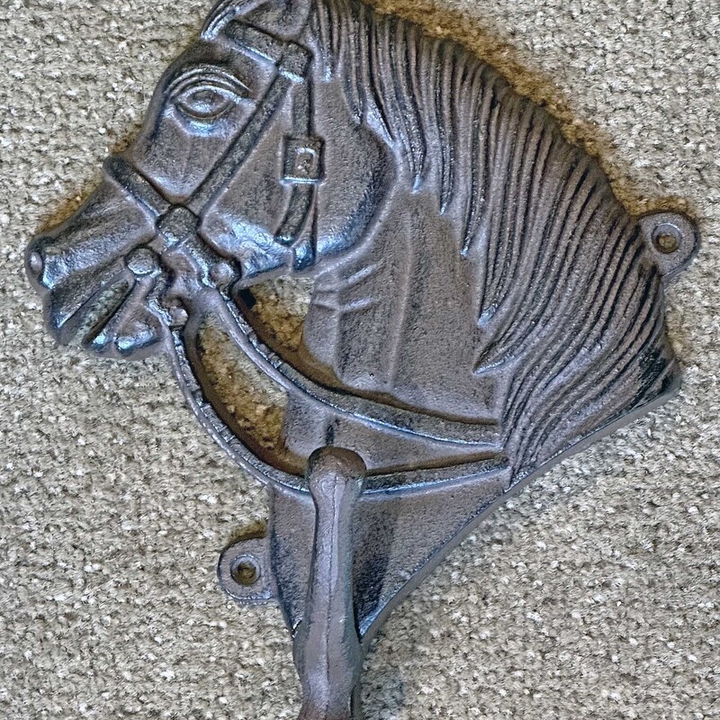 Cast Iron Horse Coat Hook