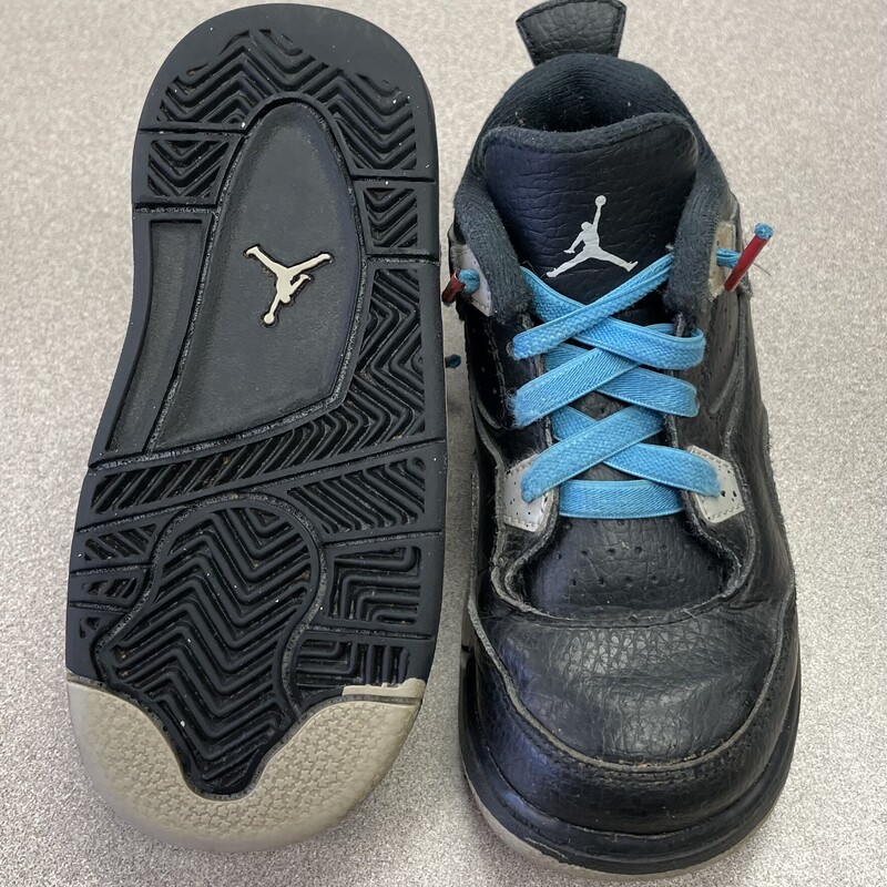 Jordan Sneaker, Black, Size: 8T