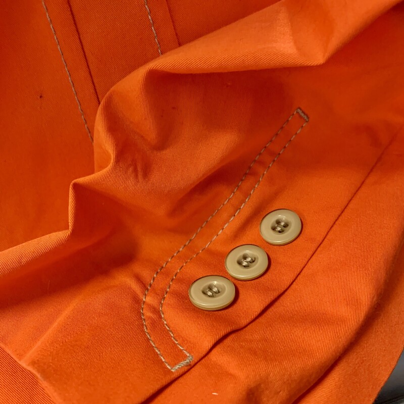 Teenflo Blazer,
Colour: Orange,
Size: 6